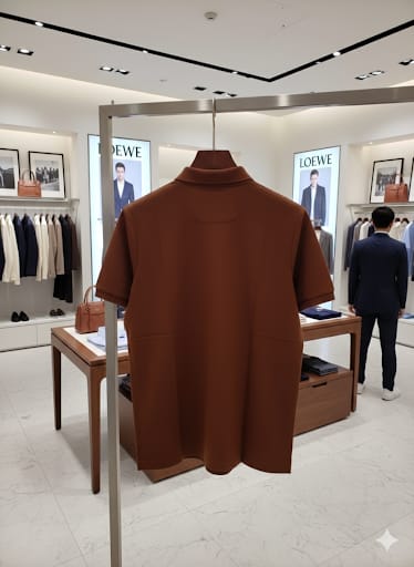 Premium Brown Polo T-Shirt with Elegant Minimal Look