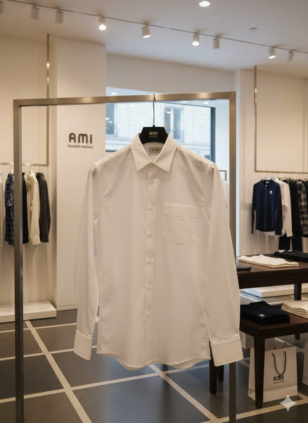 Branded Men’s Classic White Premium  Formal Shirt