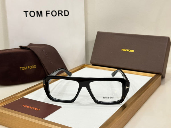 Premium  Square Eyeglasses with Elegant Gold Temple Detail