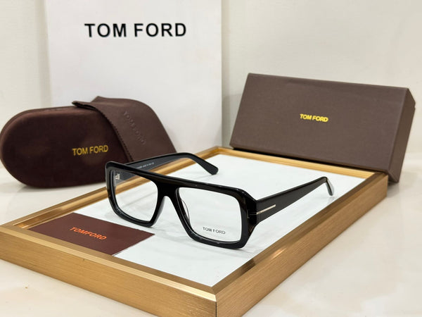 Premium  Square Eyeglasses with Elegant Gold Temple Detail