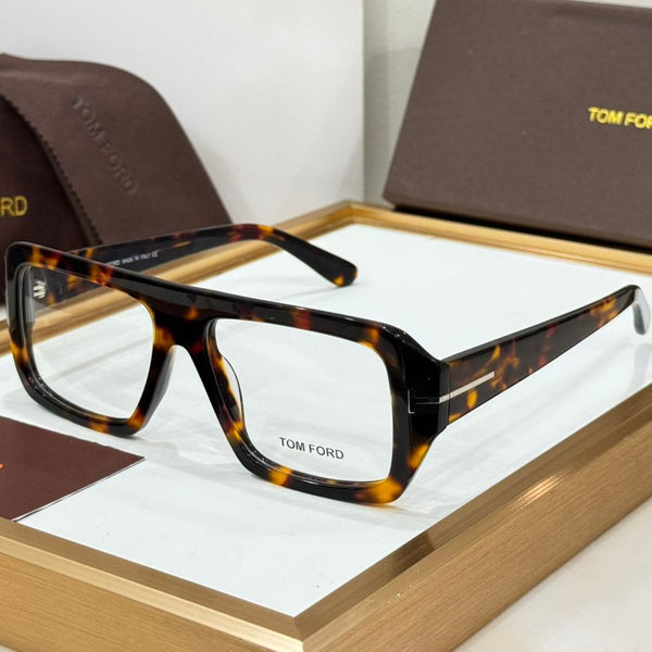 Premium  Square Eyeglasses with Elegant Gold Temple Detail