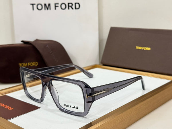 Premium  Square Eyeglasses with Elegant Gold Temple Detail