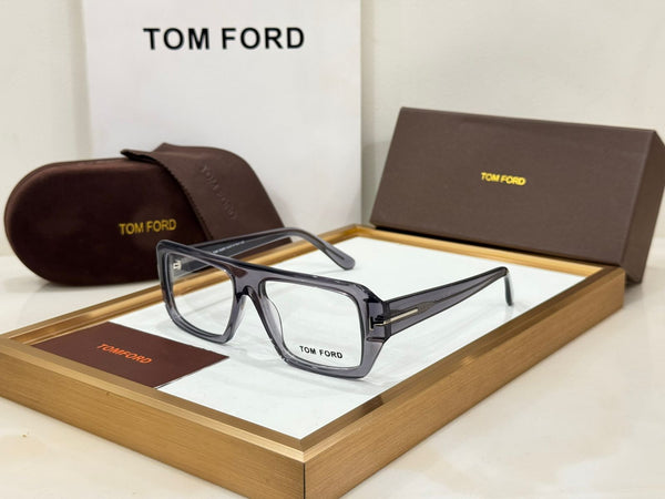 Premium  Square Eyeglasses with Elegant Gold Temple Detail
