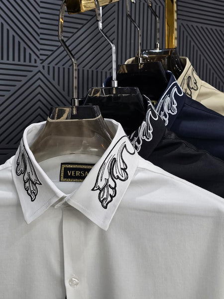 Men’s Luxury Designer Shirt  Elegant Detail with Premium Finish