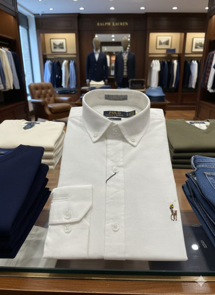 Premium  Button-Down Shirt with Signature Embroidery