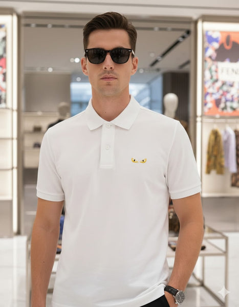 Classic White Premium Polo T-Shirt for Men