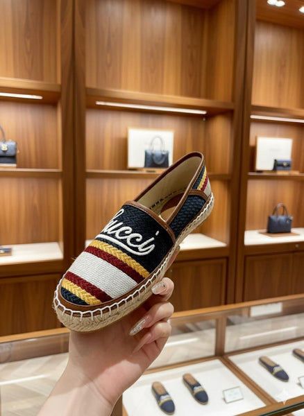 Gucci Stripe Logo Espadrille – Stylish Slip-On Comfort