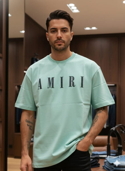 Mint Green Logo T-Shirt – Premium Oversized Streetwear Tee