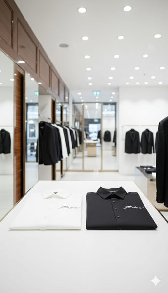 Exclusive Premium Brand Signature  Shirt Minimal Luxury Power Look