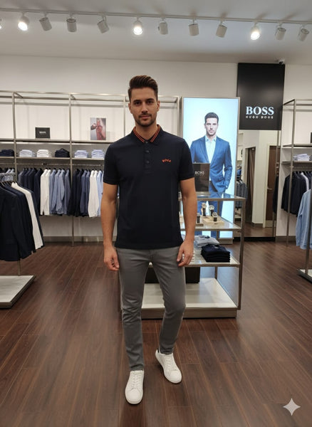Premium Navy  Polo T-shirt Bold & Elegant Style