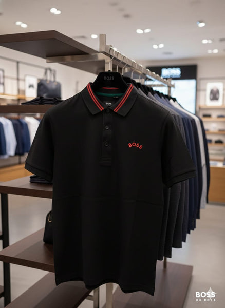 Premium Black Polo Bold & Elegant Style