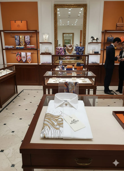 Premium White Shirt with Elegant Horse Artwork