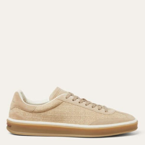 Luxury Beige Tennis Walk Sneakers Premium Comfort & Style