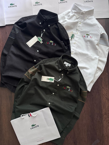 Men’s Premium Button-Down Shirt with Signature Logo
