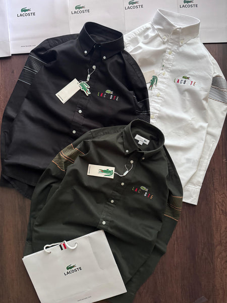 Men’s Premium Button-Down Shirt with Signature Logo