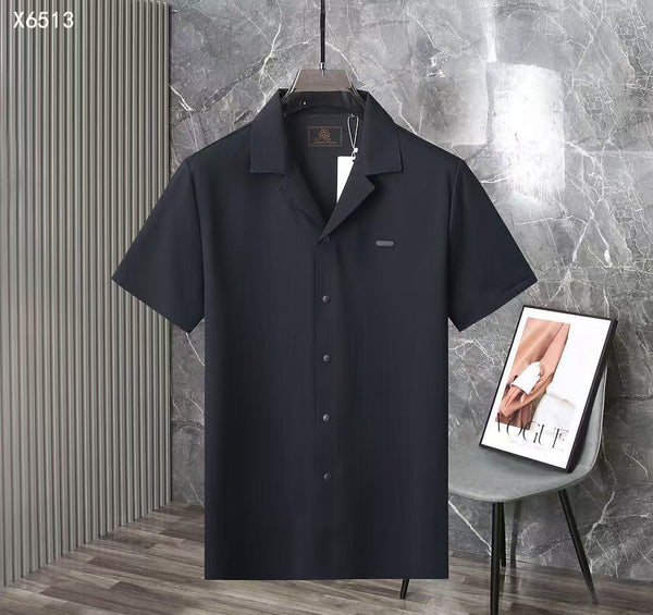 Premium Modern Short-Sleeve Button-Up Shirt