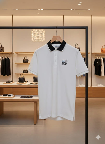 Exclusive White Polo T-Shirt  Design with Signature Luxury