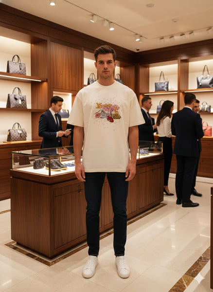 Branded Graphic Crew Neck T-Shirt  Premium Printed Casual Wear