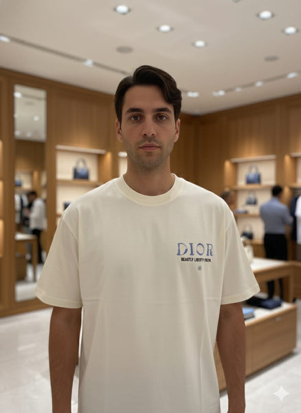 Luxury Crew Neck T-Shirt with Minimal Chest Logo