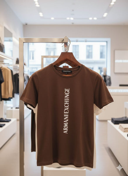Women’s Brown Logo T-Shirt Premium Casual Everyday Wear