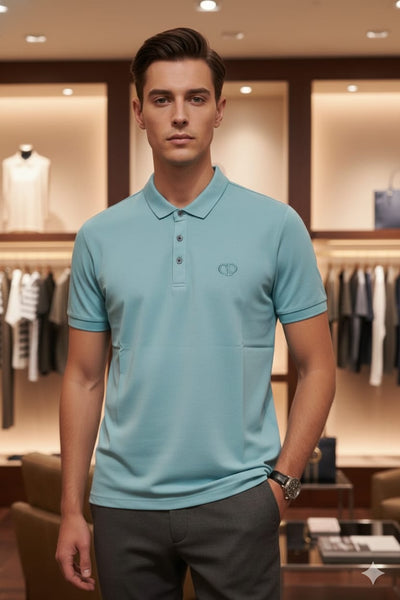Premium Polo T-Shirt with Minimal Logo