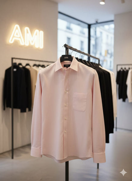 Luxury Classic Light Pink Formal Shirt Timeless & Sharp Style