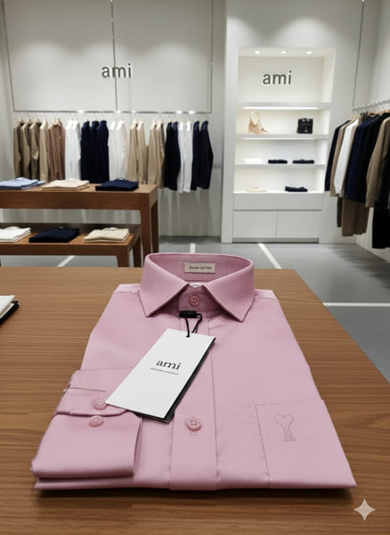 Classic Soft Pink Formal Shirt for Men