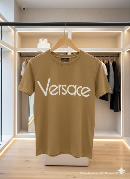 Women’s Stylish Logo Print T-Shirt –Casual Comfort Fit Round Neck Tee