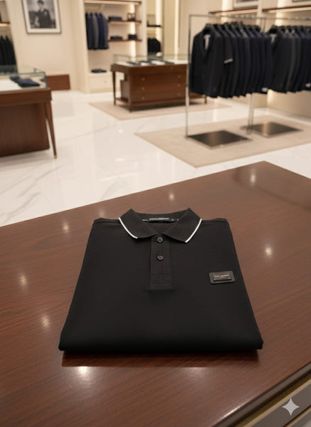 Men’s Premium Solid Polo T-Shirt Classic Collar Casual Slim Fit Tee