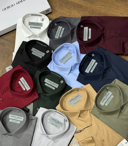 Men’s Premium Embroidered Logo Formal Shirt