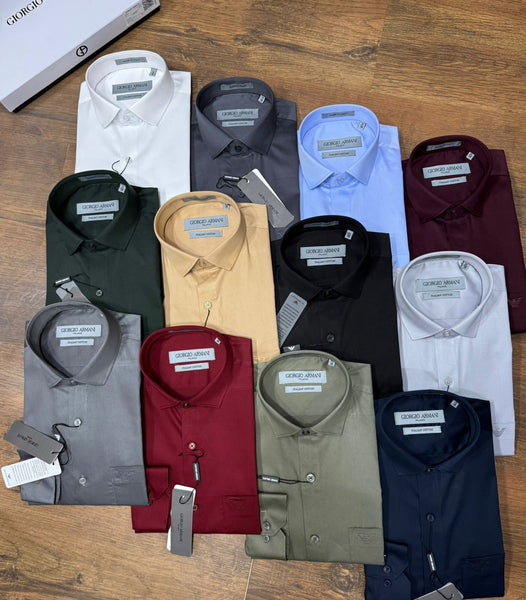 Men’s Premium Embroidered Logo Formal Shirt