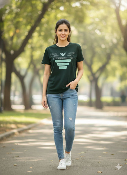 Women’s Signature Logo T-Shirt Comfortable & Trendy Top