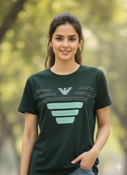 Women’s Signature Logo T-Shirt Comfortable & Trendy Top