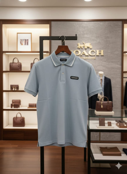 Imported Sky Blue Polo Shirt Premium Smart Casual Collection
