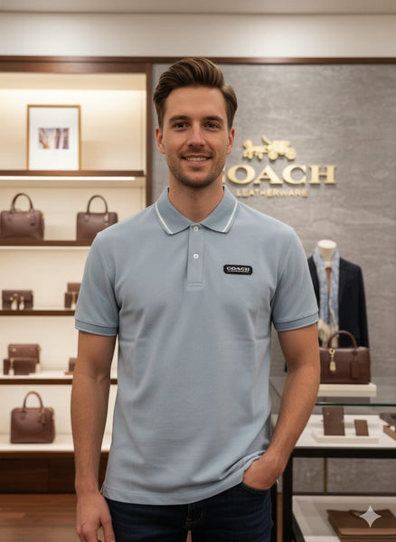 Imported Sky Blue Polo Shirt Premium Smart Casual Collection