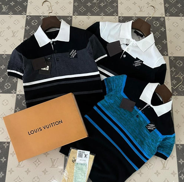 Luxury Designer Polo Collection – Premium Striped Edition