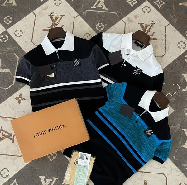 Luxury Designer Polo Collection – Premium Striped Edition