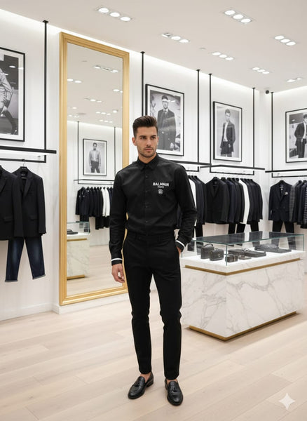 Premium Black Formal Shirt for Men