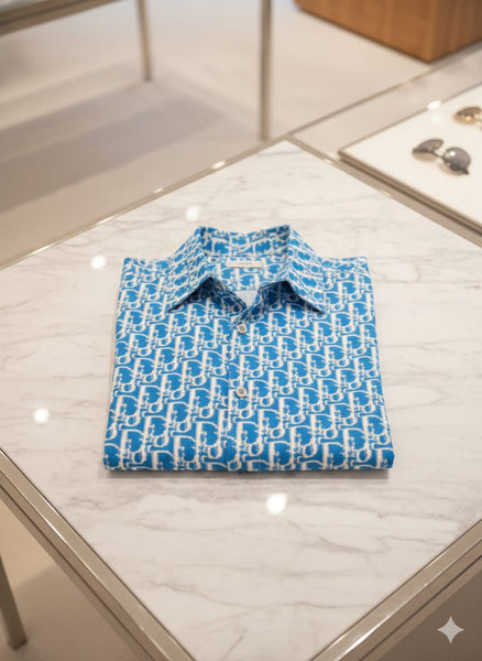 Luxury Brand  Monogram Designer Shirt