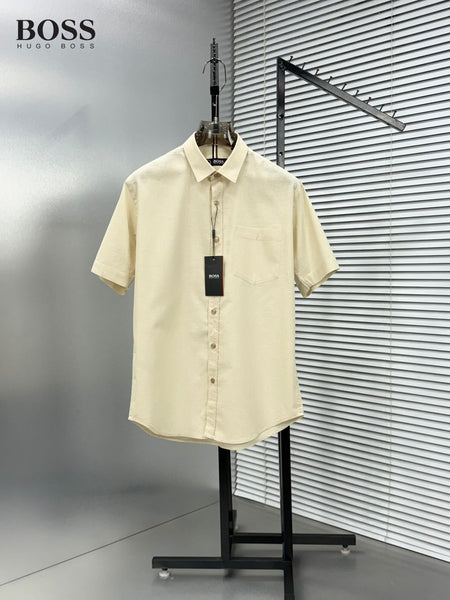 Premium Short Sleeve Shirt Luxury Regular Fit Casual & Formal Wear for Men