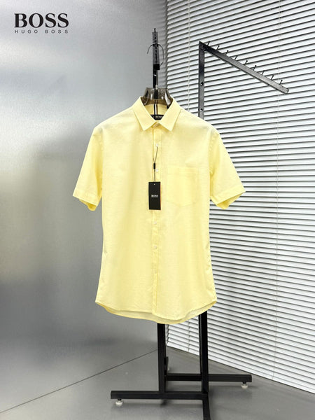 Premium Short Sleeve Shirt Luxury Regular Fit Casual & Formal Wear for Men