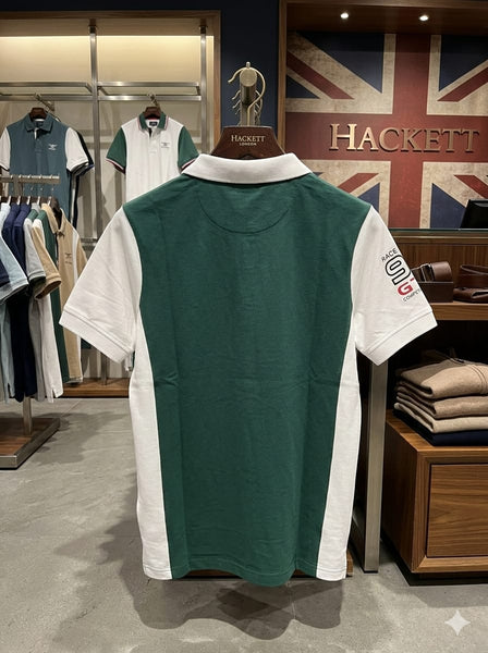Men’s Premium Polo T-Shirt Sporty Contrast Design