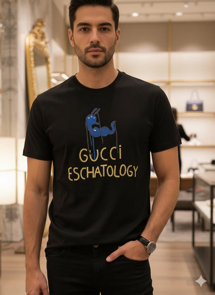 Eschatology Graphic Black T-Shirt – Premium Designer Edition