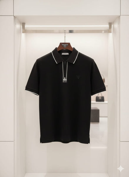 Elegant Designer Polo Shirt  Timeless Luxury Style for Men