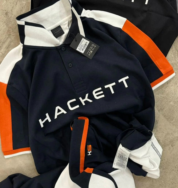 Men’s Premium Color-Block Polo T-Shirt