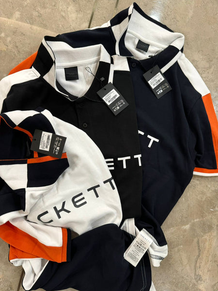 Men’s Premium Color-Block Polo T-Shirt