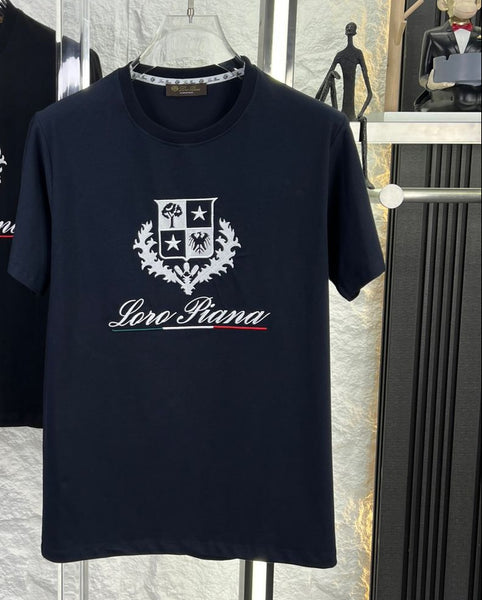 Premium  Crew Neck T-Shirt with Luxury Logo Print