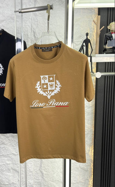 Premium  Crew Neck T-Shirt with Luxury Logo Print