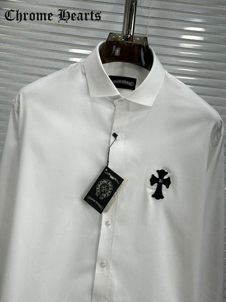 Premium Cross Logo Classic Formal Shirt for Men