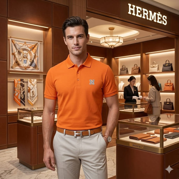 Designer Short Sleeve Polo T-shirt For Men